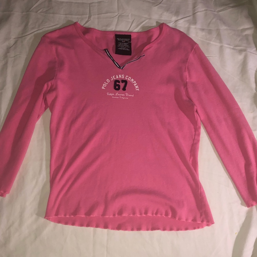 SUPER CUTE polo jeans long sleeve !